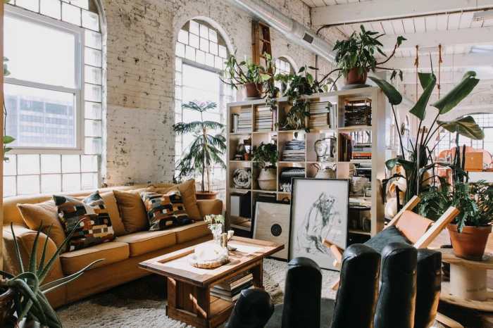 Boho chic home decor